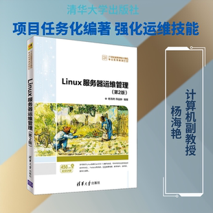 【官方正版】Linux服务器运维管理(第2版)清华大学出版社杨海艳,韩国新 编9787302547921教材练习题集辅导新华书店旗舰店文轩官网