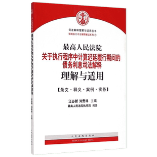 【新华文轩】最高人民法院关于执行程序中计算延迟履行期间的债务利息司法解释理解与适用 司法案例实务解析 新华书店旗舰店官网正