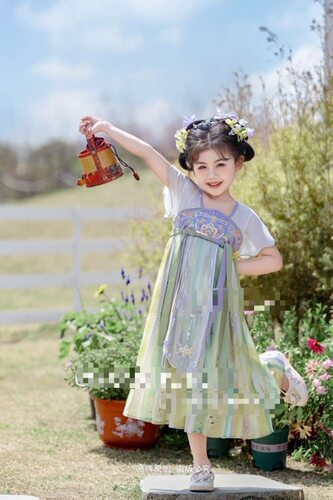 女童汉服裙子夏季2026新款儿童古装超仙中国风襦裙古风连衣裙