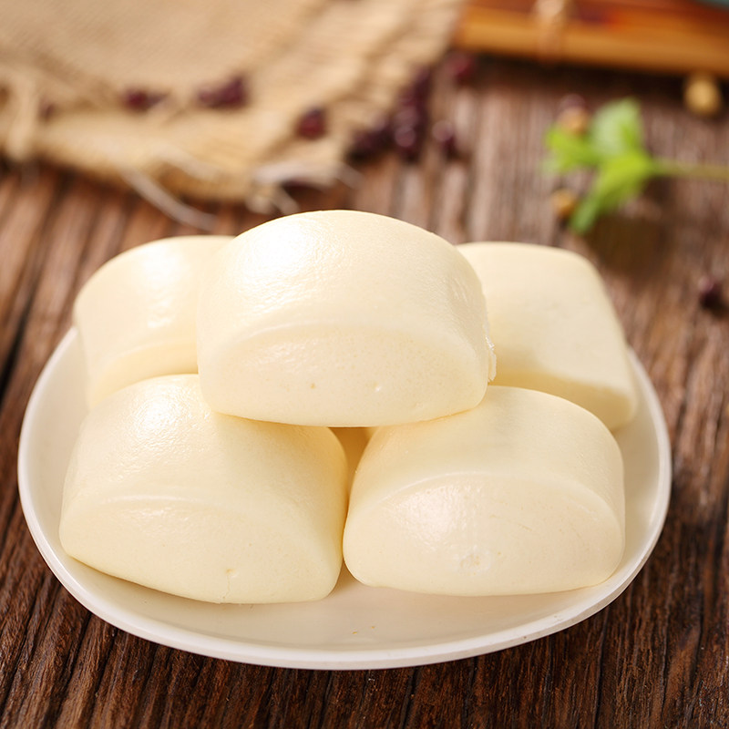 38个左右牛奶油馒头1kg 刀切馒头 营养早餐半成品早点心速冻面食