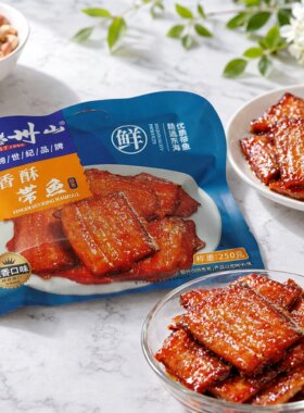 老州山舟山特产香酥五香即食带鱼