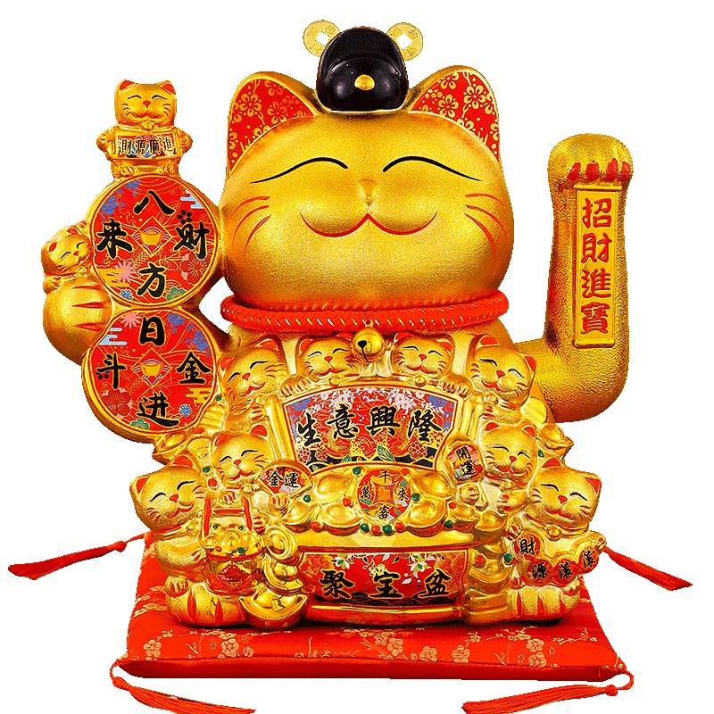 招财猫摆件开业2026新款自动摇手