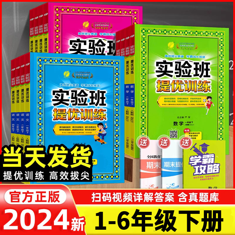 2024实验班提优训练1-6年级下册