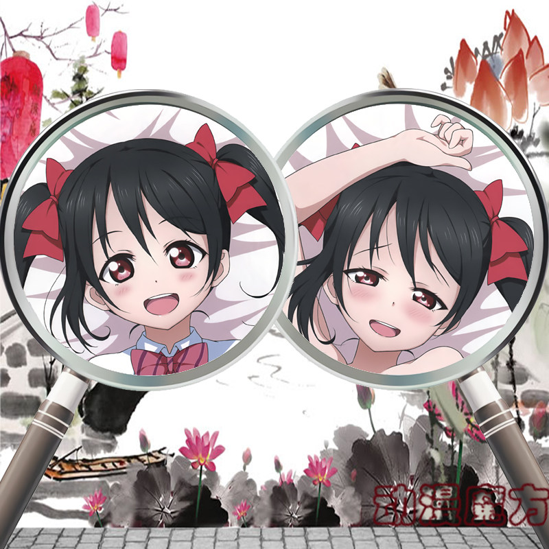 矢泽妮可动漫抱枕 love live!等身长抱枕靠垫 枕头枕套 礼物定制