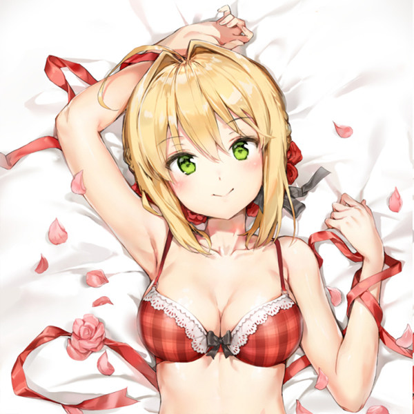 fate extra fgo saber尼禄动漫抱枕 周边等身长抱枕 枕头枕套定制