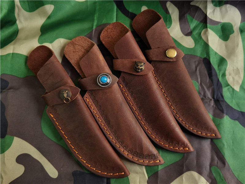 cowhide Pocket General fund Scabbard smart cover Fruit knife outdoors Straight Knife CRAZY HORSE genuine leatherin the Outdoor/Mountaineer/Camping/Travel Goods , Tool/Multi Tools , Scabbard/Pocket  category - from Buy2taobao.com to provide professional Taobao agent buy service