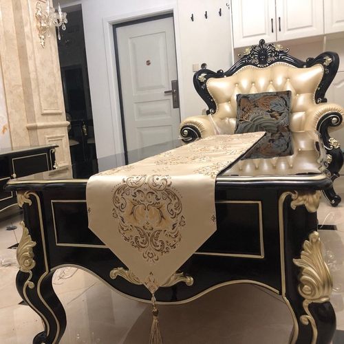 现代高档欧美式桌旗新中式红木