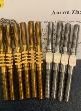 模型用正反牙钛合金正反牙拉杆链接杆 M4x45 四方对边4mm 牙长15