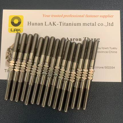 模型用正反牙钛合金正反牙拉杆链接杆 M4x50 四方对边4mm 牙长14