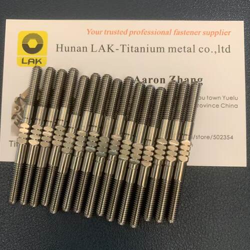 模型用正反牙钛合金正反牙拉杆链接杆 M4x50 四方对边4mm 牙长14