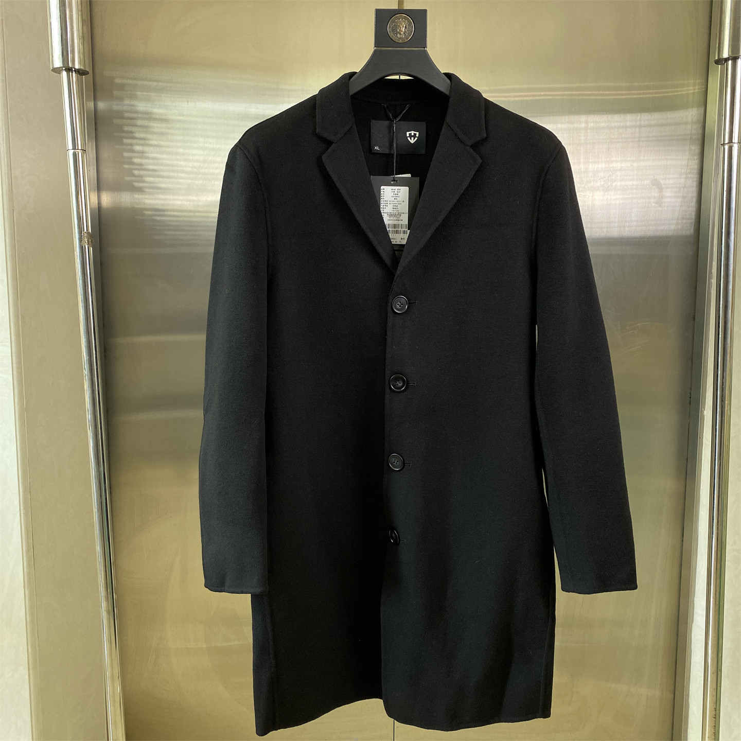 专柜52码商务西装领50%双面毛呢大衣男中长款冬季保暖外套D101,男装,毛呢大衣,淘宝优惠券,粉丝福利购,淘宝优惠卷