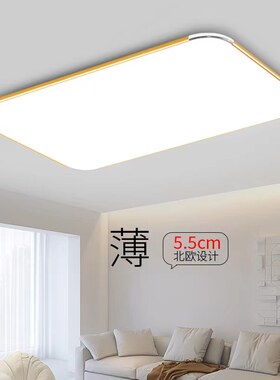 大气客厅灯长方形led吸顶灯卧室