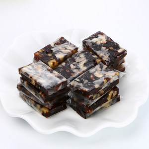 上海特产老香斋松仁南枣核桃糕软糖原味500g枣泥红枣核桃糕点包邮