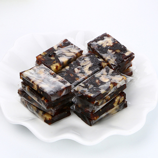 上海特产老香斋松仁南枣核桃糕软糖原味500g枣泥红枣核桃糕点包邮