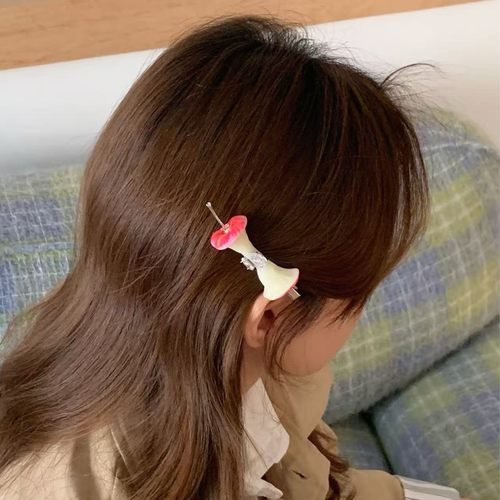 甜酷风苹果核发卡个性轻奢款发卡饰品ins风小众设计款发卡发夹女