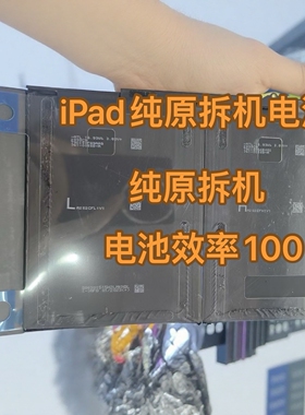 适用iPad5/6/7/8/9纯原拆机电池A2602A2270A2197A1893A1822A1474
