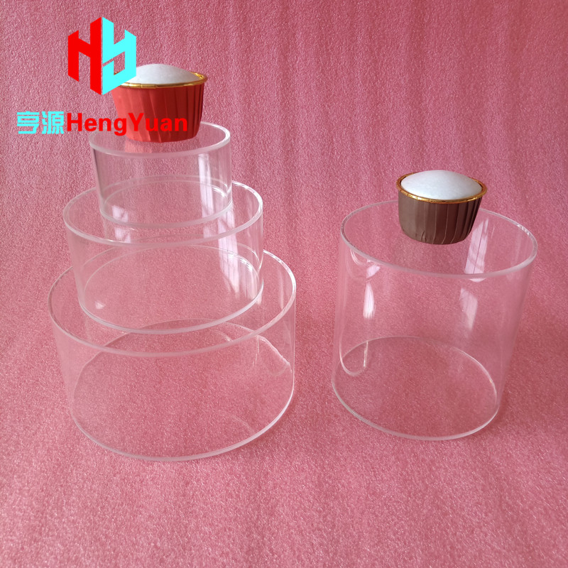假体塑料蛋糕模型4-6寸8寸10圆形亚克力翻糖模具硅胶烘焙坯泡沫胚