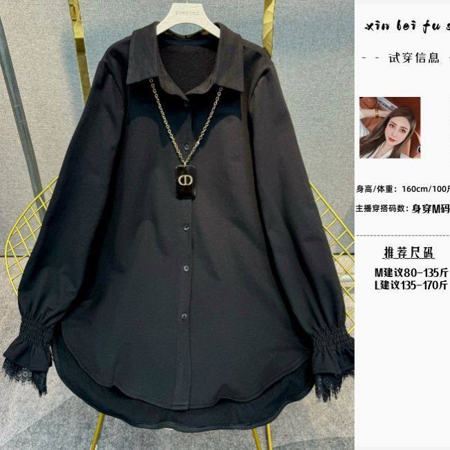 衬衫秋冬加绒新款保暖气质休闲宽松百搭设计感韩版时尚上衣衬衣