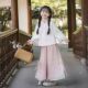 国风唐装 女童汉服春夏季 小女孩新中式 儿童古装 书童国学服 2025新款