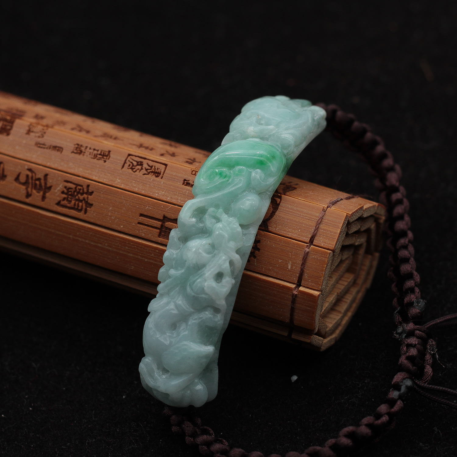 糯种如意龙凤呈祥男女款手牌包邮