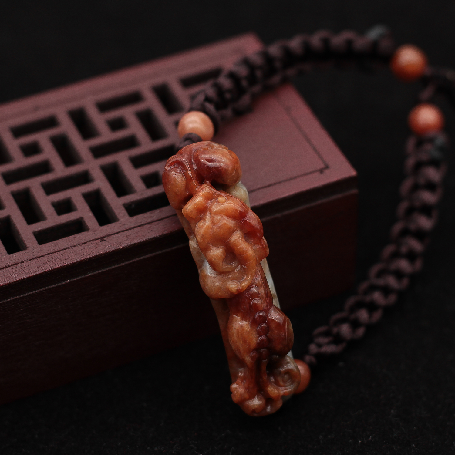 玉器糯种如意招财貔貅手牌包邮