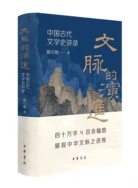 文脉的演进：中国古代文学史讲录 陈引驰著中华书局正版复旦大学课堂实录 全书融汇历代文人学士与海内外学人作品韵文散文诗歌小说