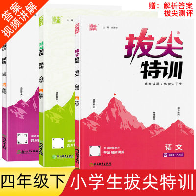 通城学典拔尖特训四年级下册