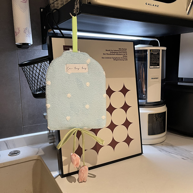 VIELE原创手工郁金香擦手巾吸水