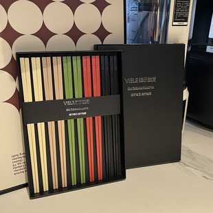 VIELE PET合金筷子家用分人高档抗菌防霉可进洗碗机消毒柜专用筷