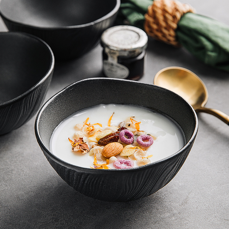 4.5/6.5/7.5英寸流水纹饭碗面碗