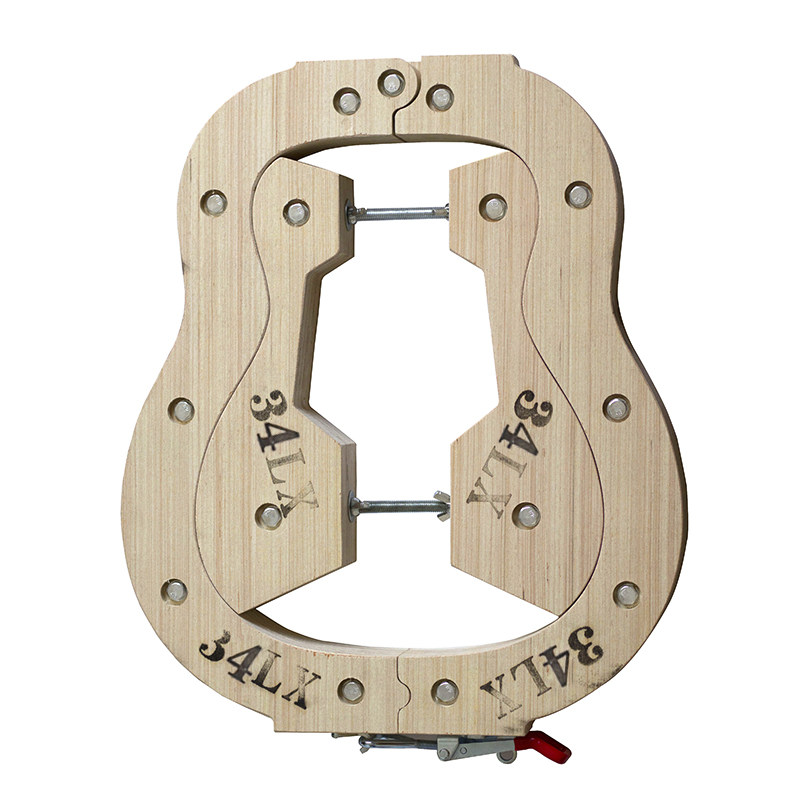 速发4行LX旋模吉他组装模具寸板吉他维修制作工具模具