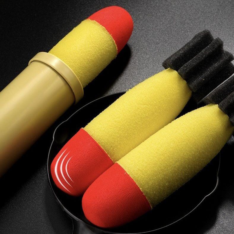 迫击炮子弹榴弹炮大号炮车海绵炮弹楚若俊海绵炮弹儿童玩具配件