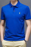 M821686钱塘2020-2夏季男士休闲时尚丝光棉半袖T恤翻领免烫P58，男装T恤，钱塘207-2