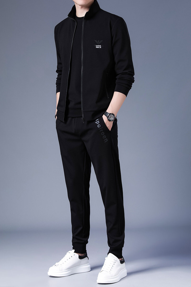 S8911-3钱塘2020-2秋冬三件套运动休闲短袖长裤套装潮牌,男装休闲套装,钱塘207-2