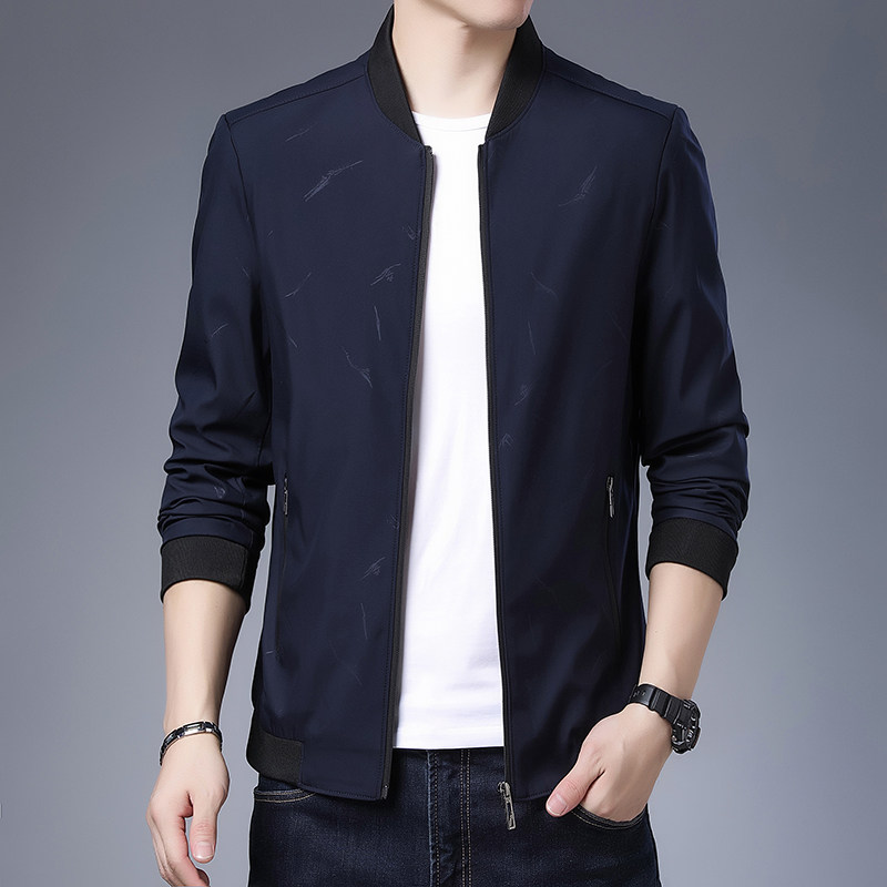 N8830钱塘2020-1秋季男士夹克长期款大货男士外套休闲图片