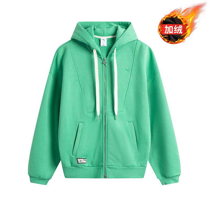 PUMA彪马官网旗舰黑标男装女装保暖连帽针织外套631527