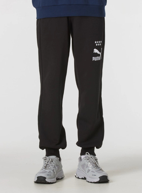 PUMA彪马官网旗舰男裤女裤新款运动裤休闲针织长裤628095