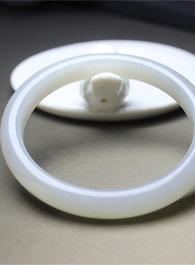 F76和田玉老和田玉镯子小圈口手镯手饰文玩保真胭脂灰高级感证书