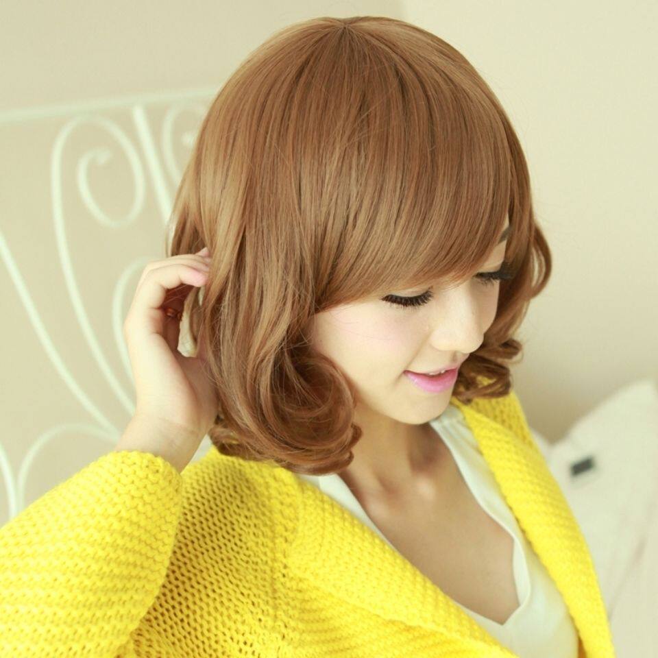 2021整顶假发萝莉假发短发女生假发女士卷发短卷发短梨花头假发