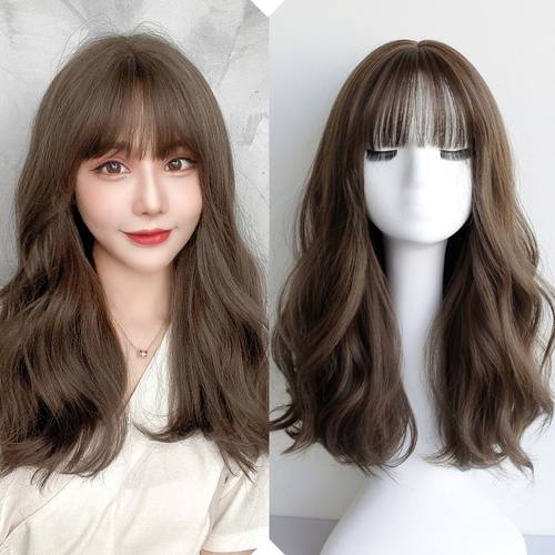 假发卷发中长女大波浪卷自然逼真