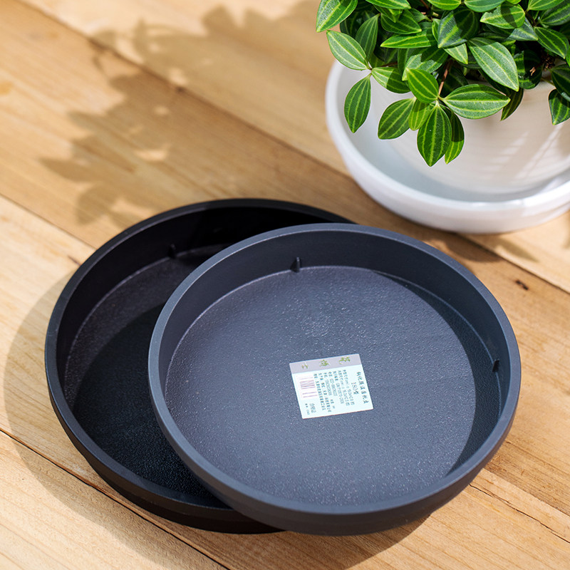 花盆垫底塑料圆形灰色加厚底盘