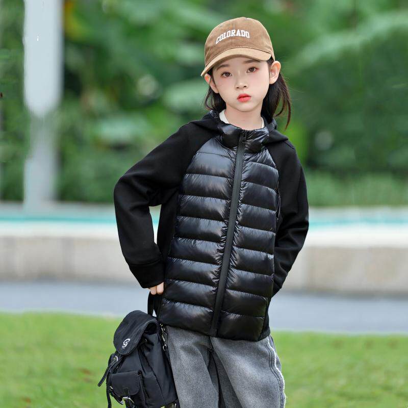 儿童羽绒服内胆校服神器轻薄男女童2024新款冬季外套短款加厚保暖