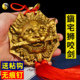 狮咬剑挂件纯铜铜狮子八卦镜虎头门神睚眦吞口兽海神门符大门尖角