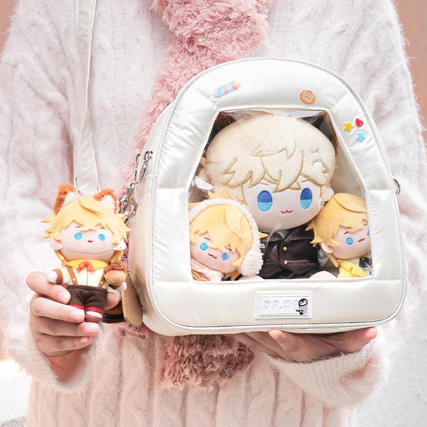 DRDR原创雪洞痛包斜挎单肩娃包