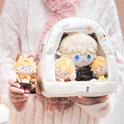 DRDR原创雪洞痛包单肩斜挎双肩20cm娃包日系追星kpop谷美学生党冬