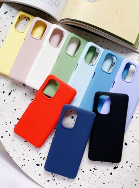 适用红米note12Turbo手机壳新款note13pro液态硅胶redmi小米Note14Pro全包防摔+5g纯色网红11男女保护套15新