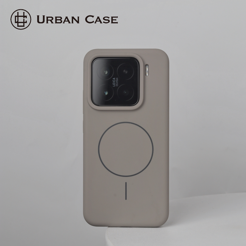 极简纯色加厚液态硅胶磁吸手机壳