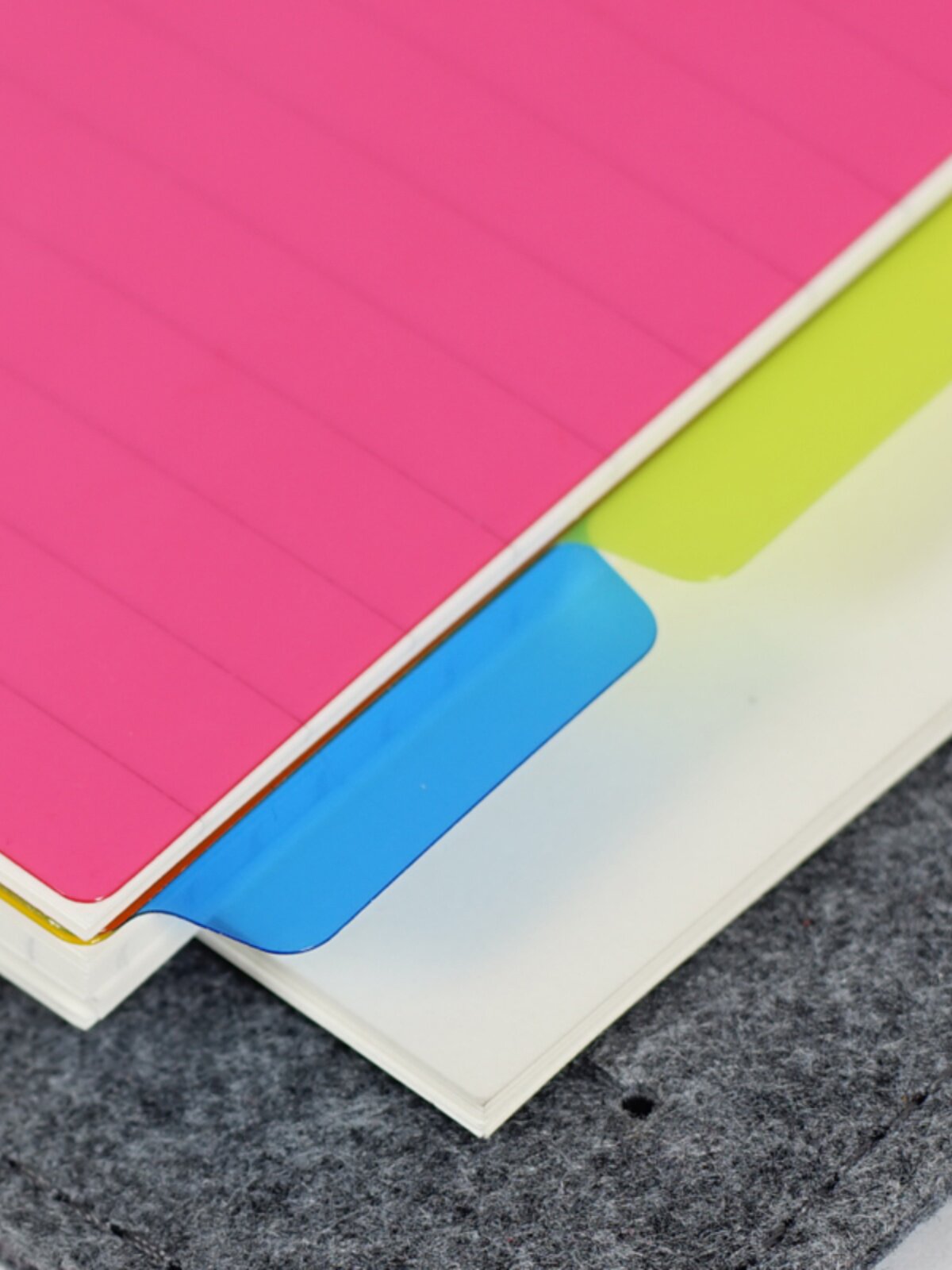 A5 플라스틱 색상 인덱스 분류 카드 9홀 범용 루스리프 리필 B5 구분 페이지 종이 카드 26홀 PP 책갈피