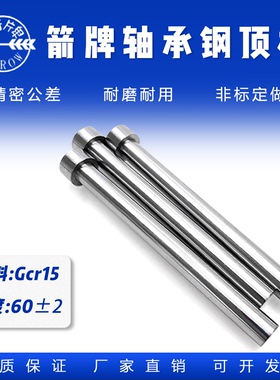 箭牌：国标头顶杆：直径D0.5-D20顶针广标模具顶针Gcr15顶杆