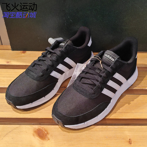 飞火正品阿迪达斯RUN 60S 2.0男女复古运动休闲透气跑步鞋 JS3021